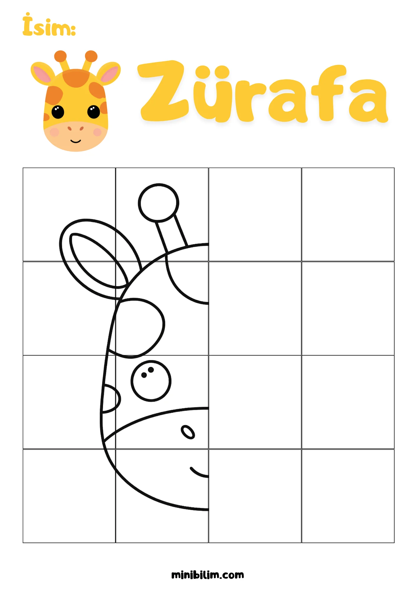 Zürafa Simetri Etkinliği
